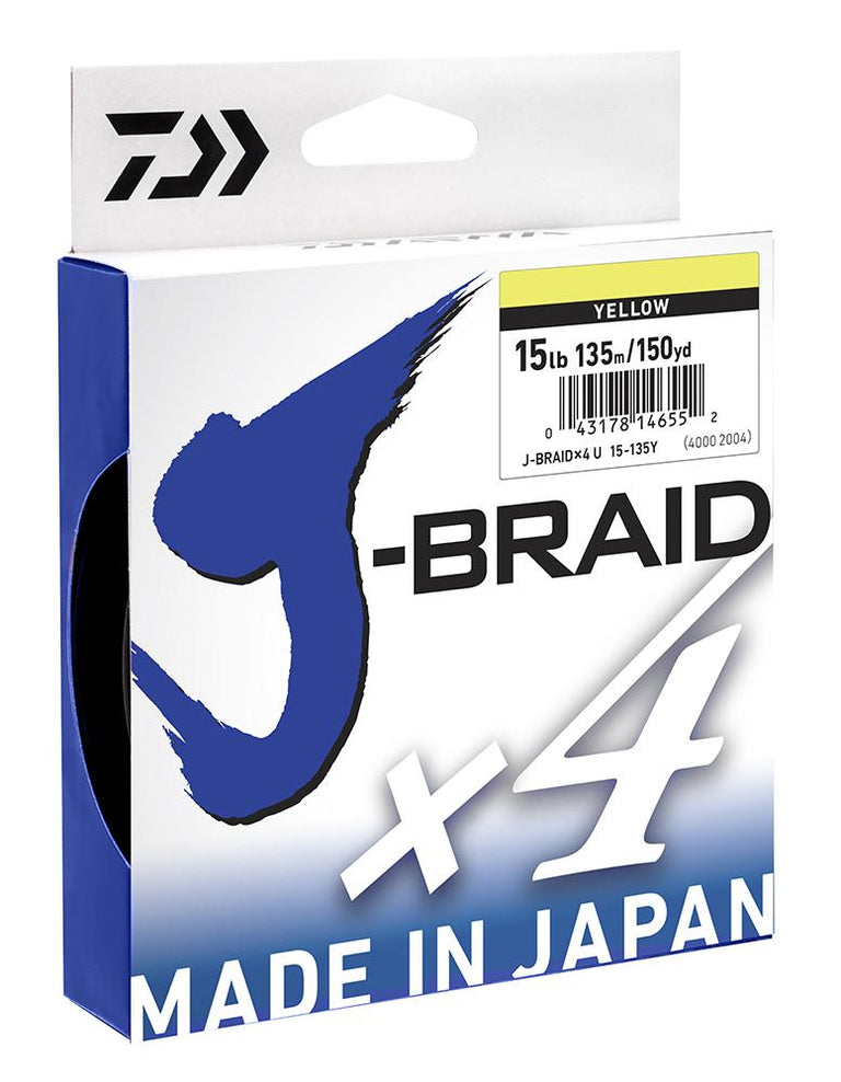 J Braid 4 Yellow J Braid 4 Yellow