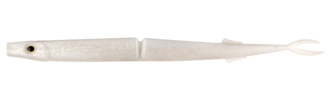 Bait Junkie 10" Gar White Pearl